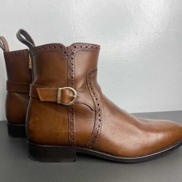 FRANCO CUADRA Women's Bootie in Genuine Leather Brown - Picture 5 of 13